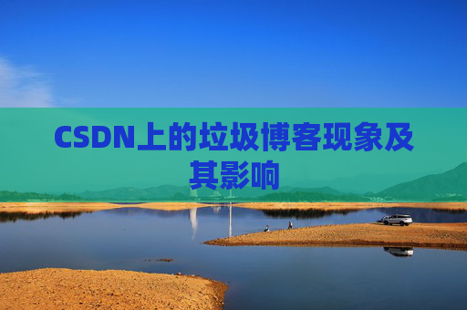 CSDN上的垃圾博客现象及其影响